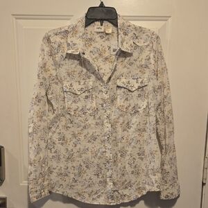 Daytrip Cream Floral Shirt